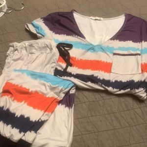 Amanda Blu funky pajama set